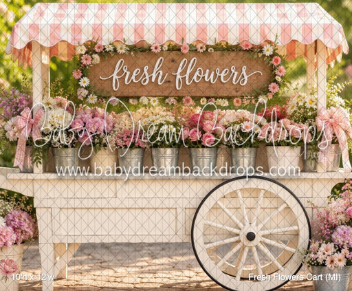 Fresh Flowers Cart (MI)