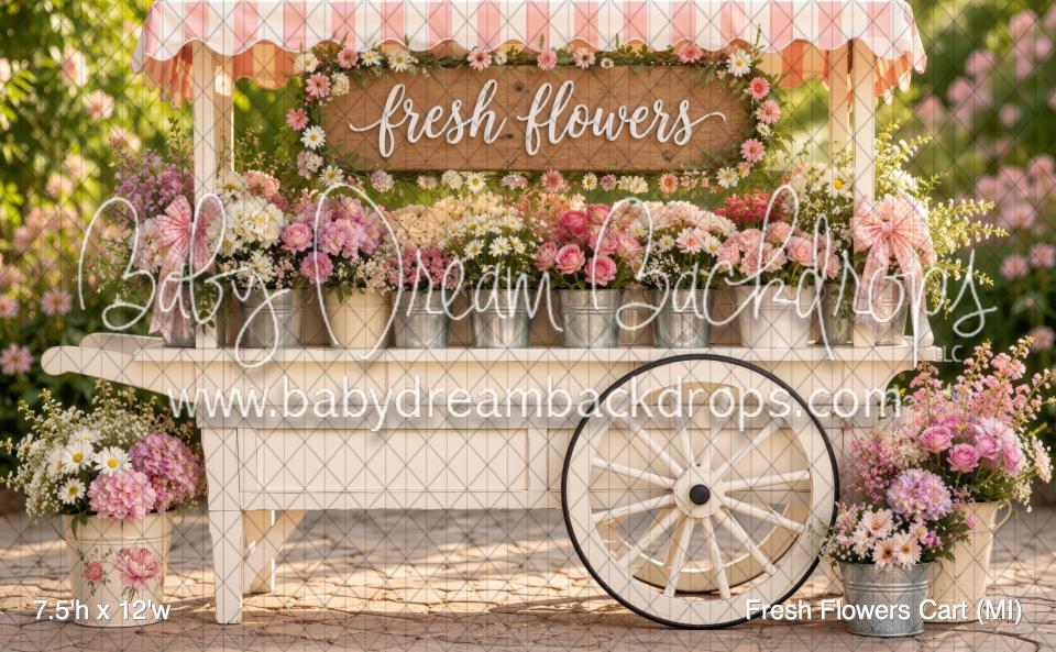 Fresh Flowers Cart (MI)