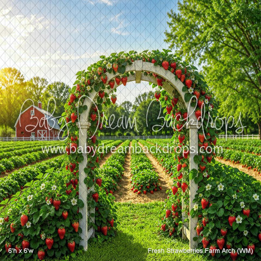 Fresh Strawberries Farm Arch (WM)