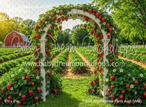 Fresh Strawberries Farm Arch (WM)