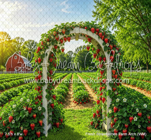 Fresh Strawberries Farm Arch (WM)