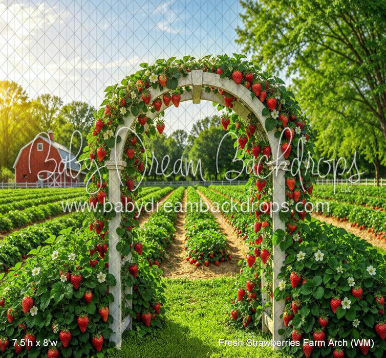 Fresh Strawberries Farm Arch (WM)