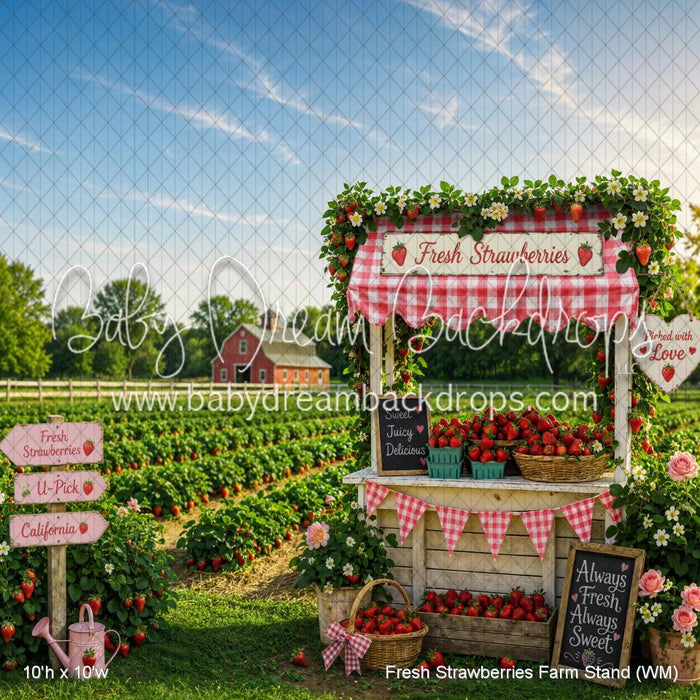 Fresh Strawberries Farm Stand (WM)
