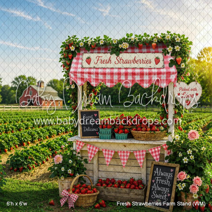 Fresh Strawberries Farm Stand (WM)
