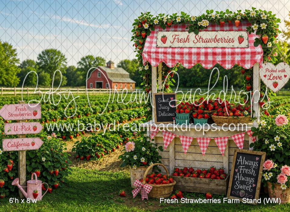 Fresh Strawberries Farm Stand (WM)