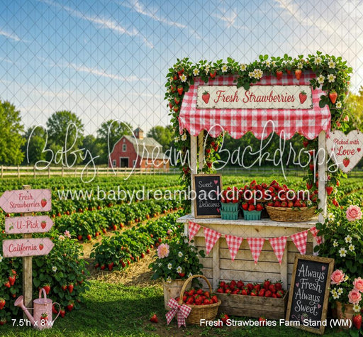 Fresh Strawberries Farm Stand (WM)