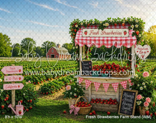 Fresh Strawberries Farm Stand (WM)