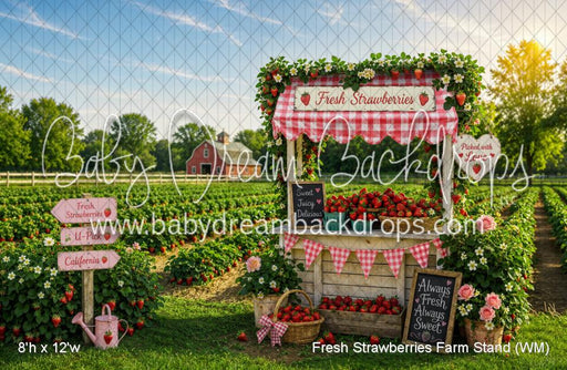 Fresh Strawberries Farm Stand (WM)