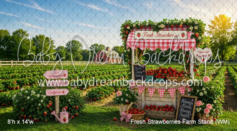 Fresh Strawberries Farm Stand (WM)