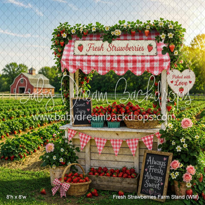 Fresh Strawberries Farm Stand (WM)