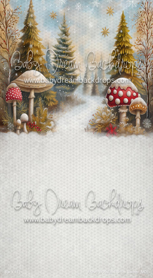 Fresh Woodland Snow Sweep (MD)