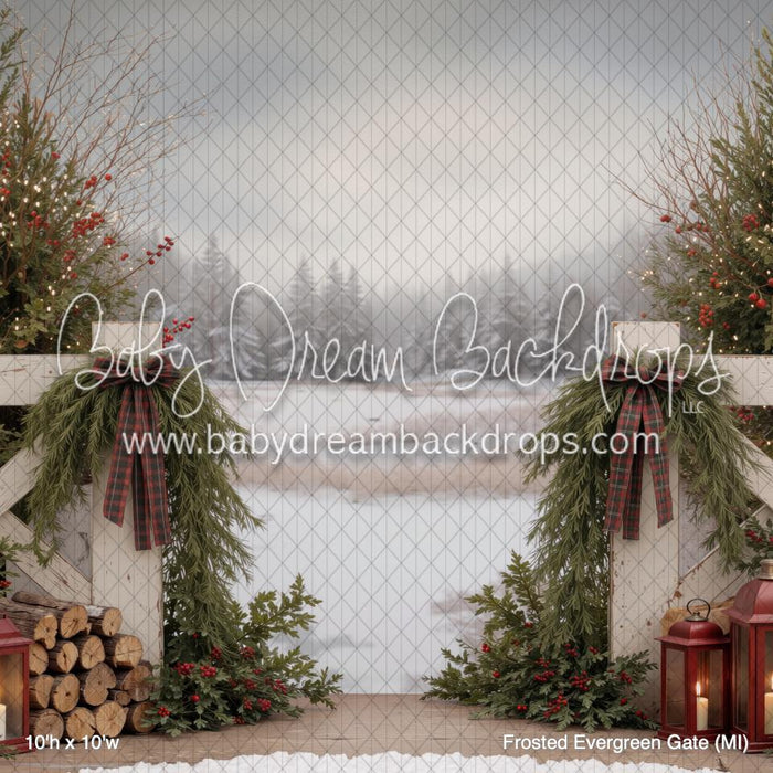 Frosted Evergreen Gate (MI)