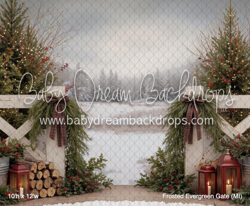 Frosted Evergreen Gate (MI)