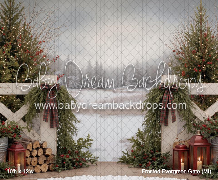 Frosted Evergreen Gate (MI)