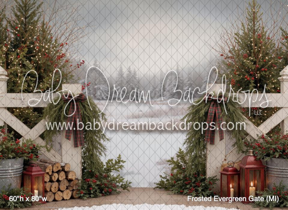 Frosted Evergreen Gate (MI)