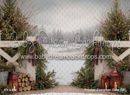 Frosted Evergreen Gate (MI)