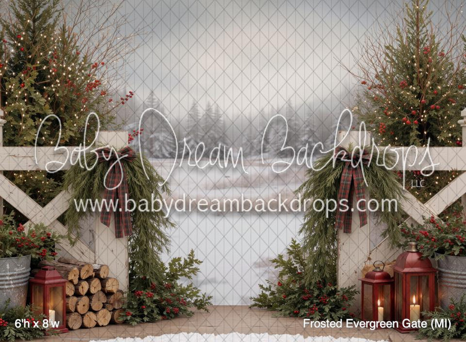 Frosted Evergreen Gate (MI)