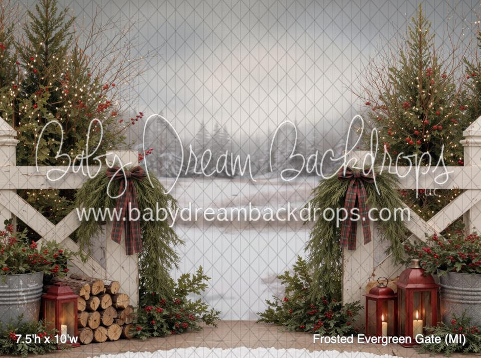 Frosted Evergreen Gate (MI)
