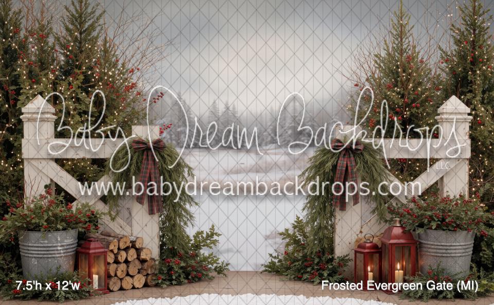 Frosted Evergreen Gate (MI)