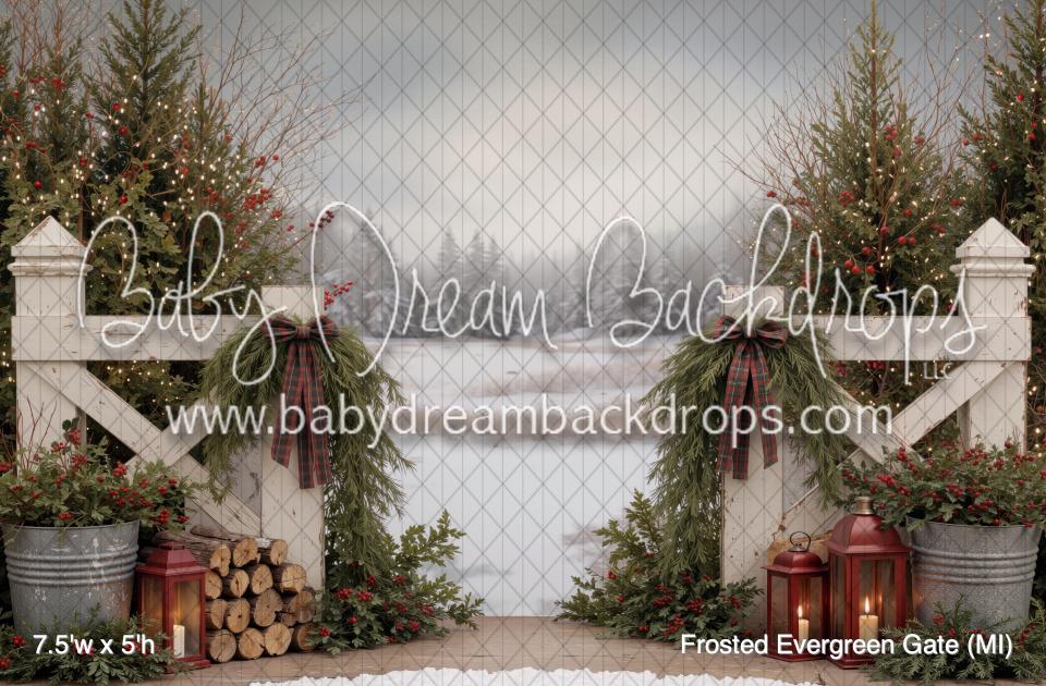 Frosted Evergreen Gate (MI)