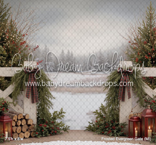 Frosted Evergreen Gate (MI)