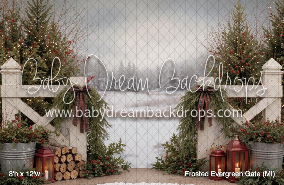 Frosted Evergreen Gate (MI)