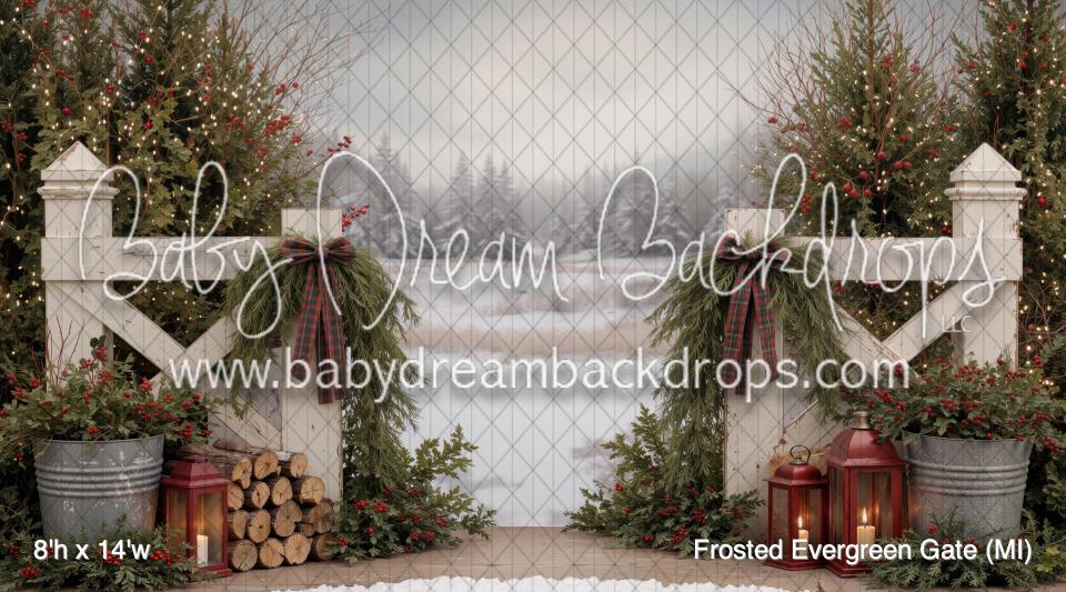 Frosted Evergreen Gate (MI)