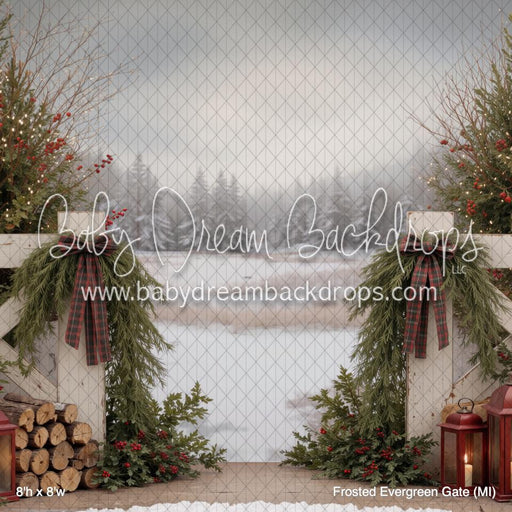 Frosted Evergreen Gate (MI)