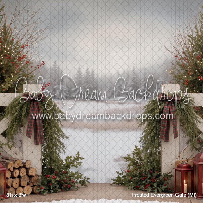 Frosted Evergreen Gate (MI)