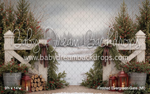 Frosted Evergreen Gate (MI)