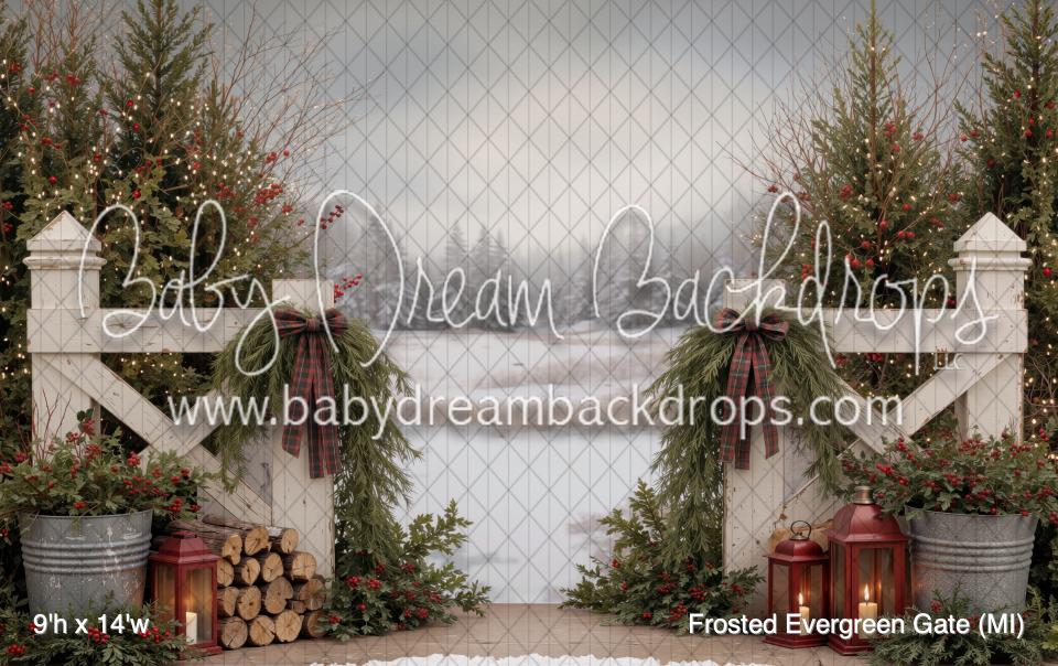 Frosted Evergreen Gate (MI)