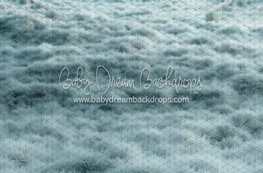 Frosted Misty Green Grass Fabric Floor (BD)