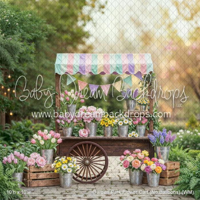 Garden Park Flower Cart (No Balloons) (WM)