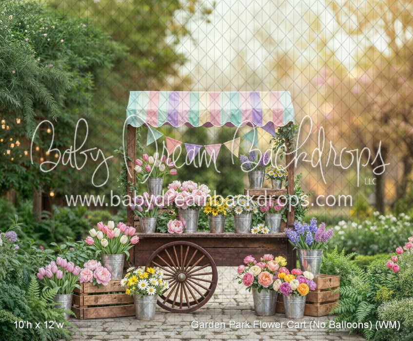Garden Park Flower Cart (No Balloons) (WM)