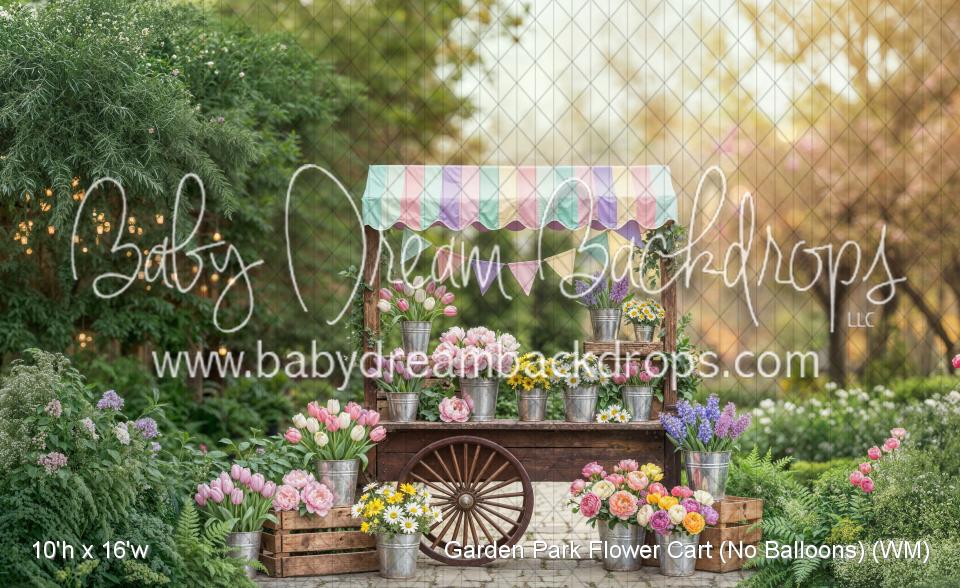 Garden Park Flower Cart (No Balloons) (WM)