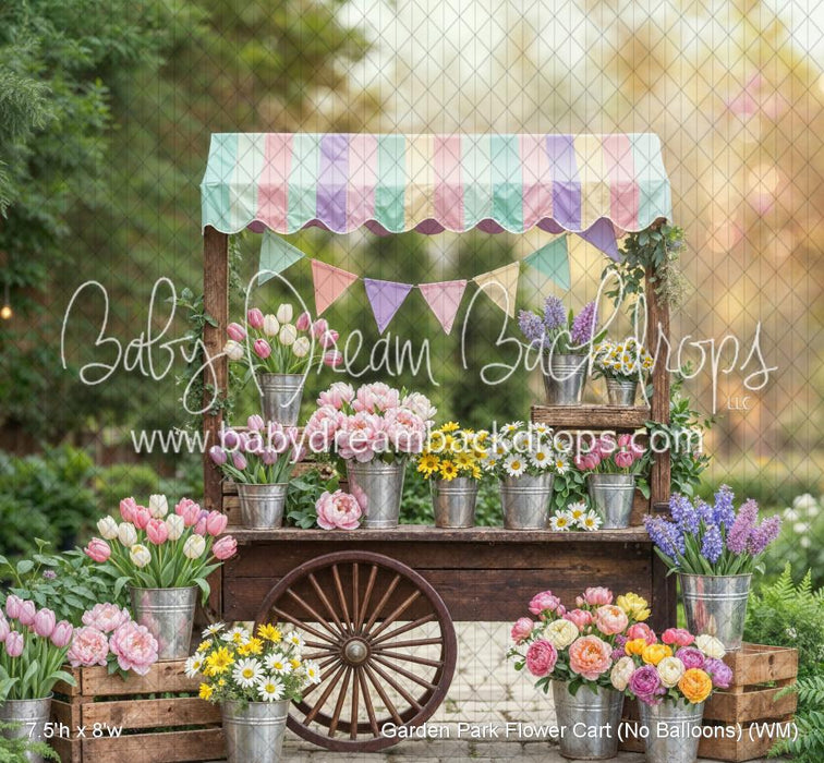 Garden Park Flower Cart (No Balloons) (WM)
