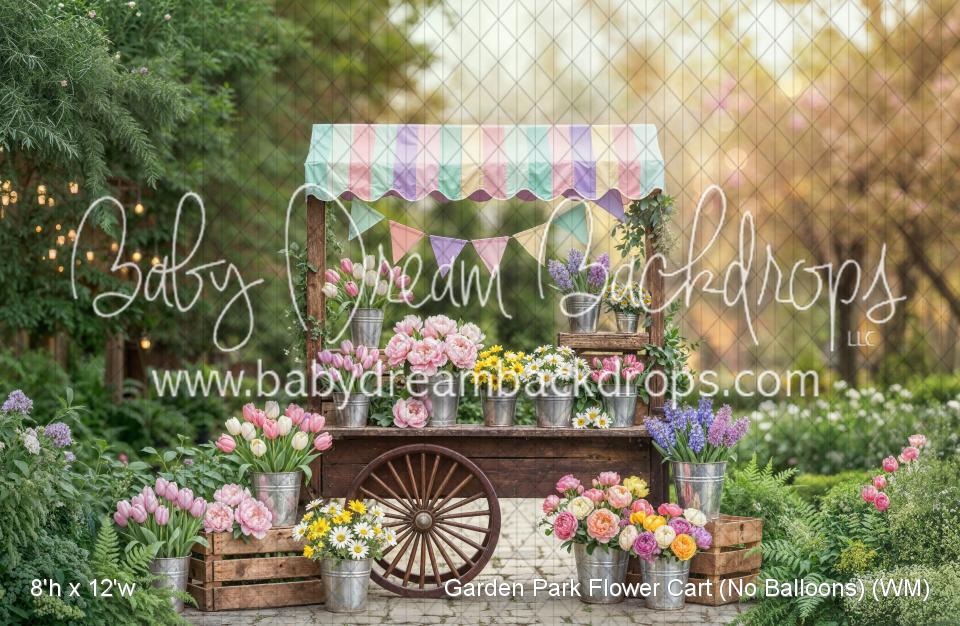 Garden Park Flower Cart (No Balloons) (WM)