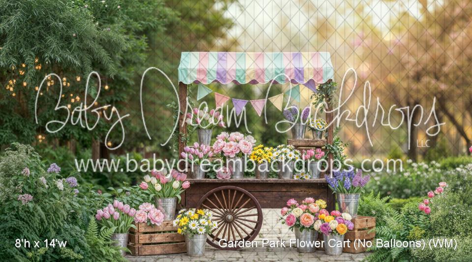 Garden Park Flower Cart (No Balloons) (WM)