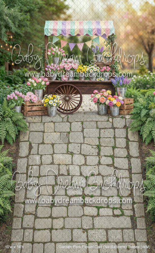 Garden Park Flower Cart (No Balloons) Sweep (WM)