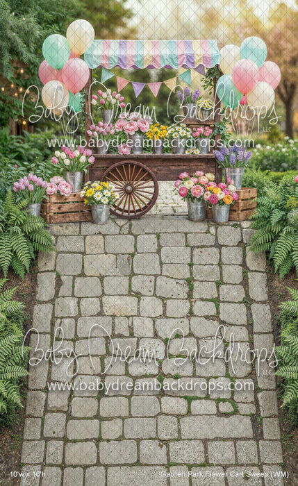 Garden Park Flower Cart Sweep (WM)