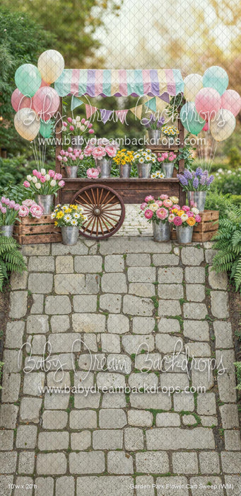 Garden Park Flower Cart Sweep (WM)