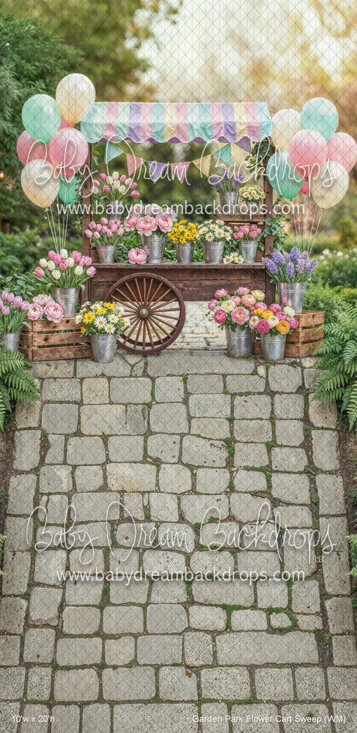 Garden Park Flower Cart Sweep (WM)