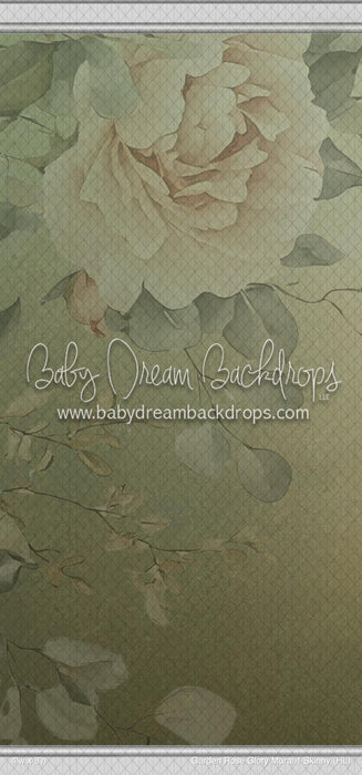 Garden Rose Glory Mural 1 Skinny (HL)