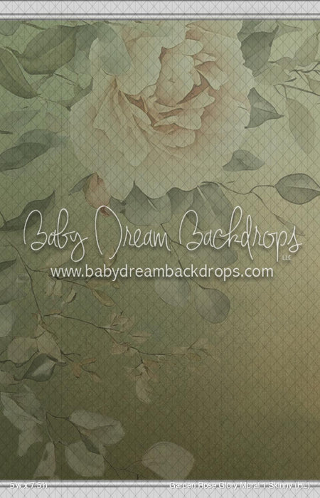 Garden Rose Glory Mural 1 Skinny (HL)