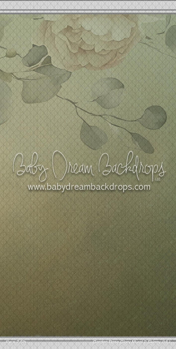 Garden Rose Glory Mural 2 Skinny (HL)