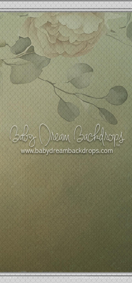 Garden Rose Glory Mural 2 Skinny (HL)