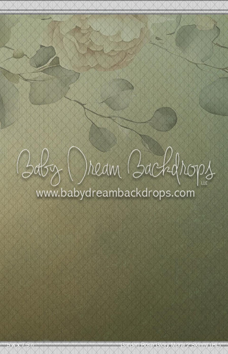 Garden Rose Glory Mural 2 Skinny (HL)