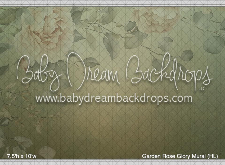 Garden Rose Glory Mural (HL)