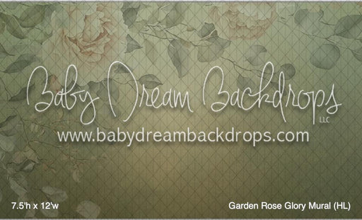 Garden Rose Glory Mural (HL)