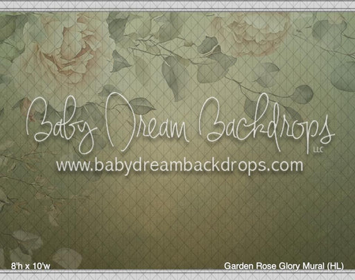 Garden Rose Glory Mural (HL)